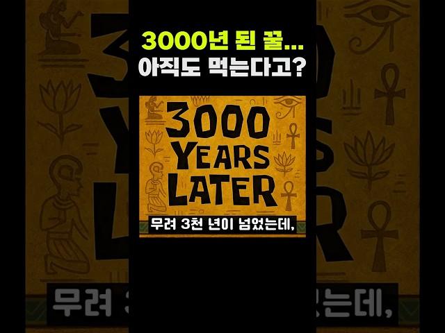3000년 된 꿀, 아직도 먹을 수 있다고?!