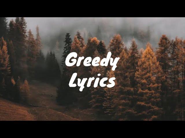 Greedy - Tate McRae (Lyrics)