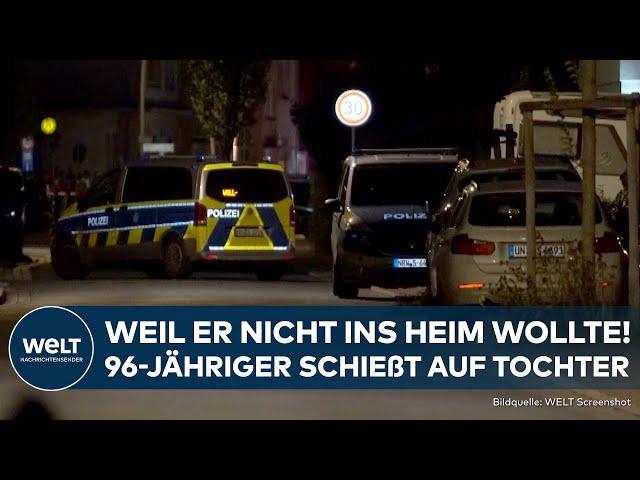 SHOCK IN DORTMUND: Family tragedy! 96-year-old shoots his own daughter in Selm