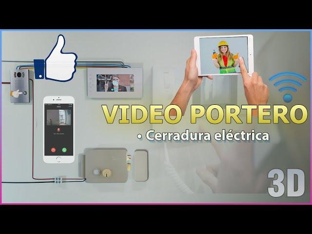 Instalación de Video Portero + Cerradura Eléctrica. Explicado Pasa a Paso fácil || Conecvid