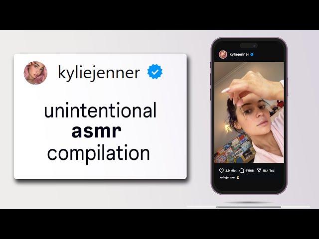 Kylie Jenner Unintentional ASMR  Unboxing, Makeup, Random Moments | Relaxing IG Compilation