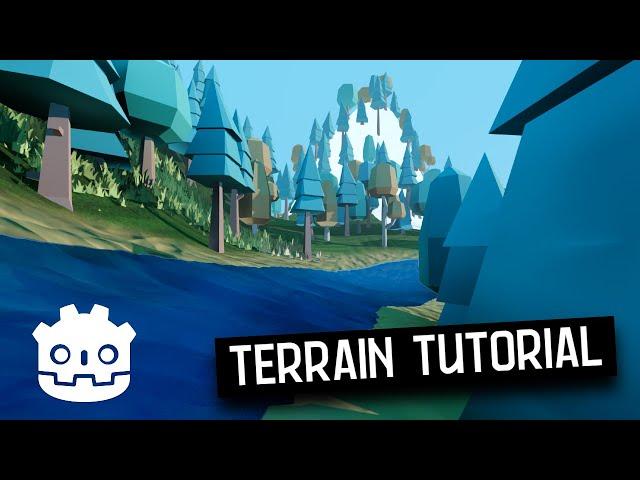 Create a 3D TERRAIN with Godot Tutorial | TerraBrush Alpha Release