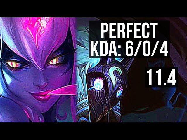 EVELYNN vs KINDRED (JUNGLE) | 6/0/4, 500+ games, Dominating | EUW Grandmaster | v11.4