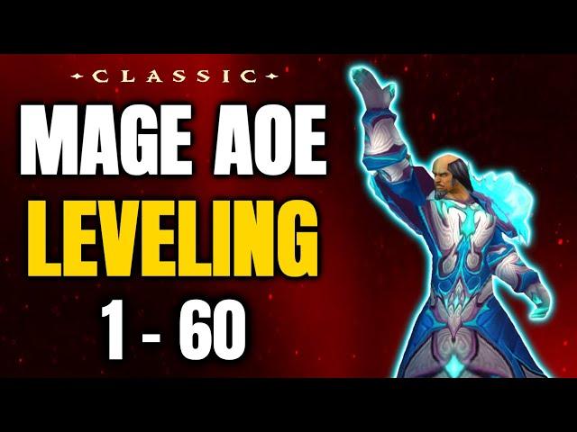 WoW Classic Mage Aoe leveling Guide 1-60