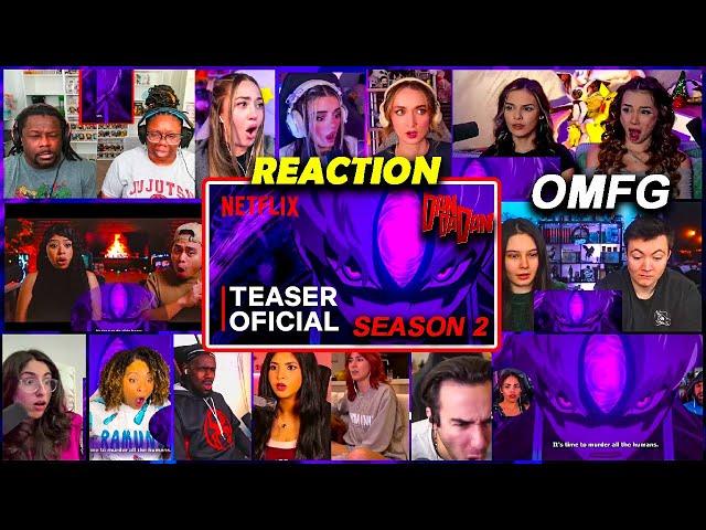 OMG JIJI!?DAN DA DAN Season 2 OFFICIAL TRAILER MEGA REACTION MASHUP
