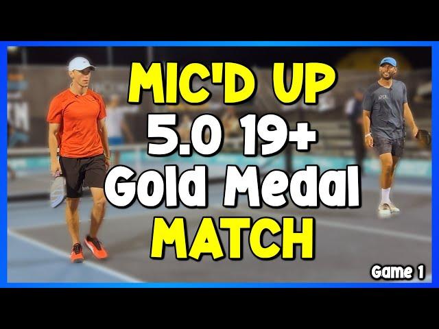 What a 5.0 Pickleball Gold Medal Match Sounds Like