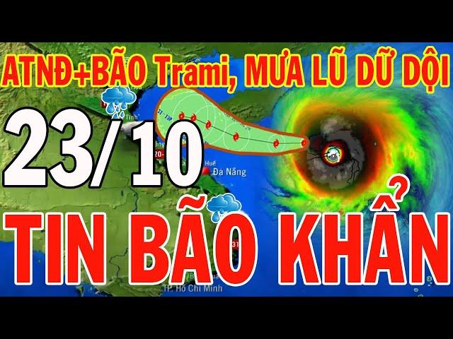 Dự báo thời tiết hôm nay và ngày mai 23/10/2024 | Dự báo thời tiết trong 3 ngày tới