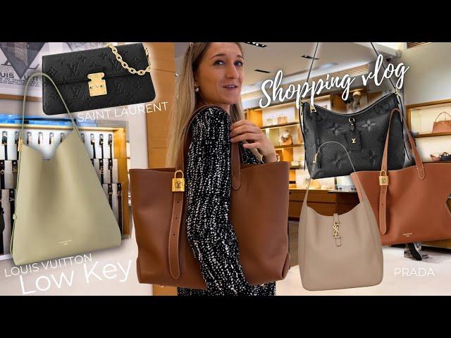 LET’S LOOK A THE LOUIS VUITTON LOW KEY + Saint Laurent & Prada shopping vlog | Lesley Adina