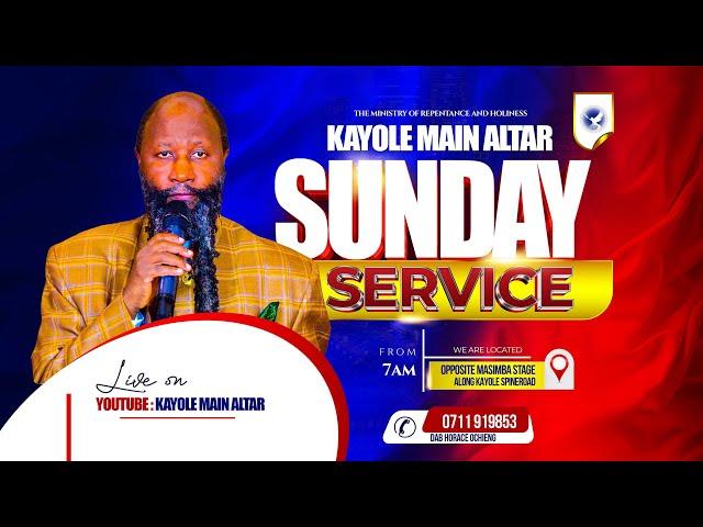 KAYOLE MAIN ALTAR || SUNDAY SERVICE || 15TH JUNE 2025