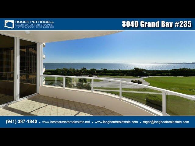 3040 Grand Bay #235, Longboat Key, Florida 34228. For sale by Roger Pettingell