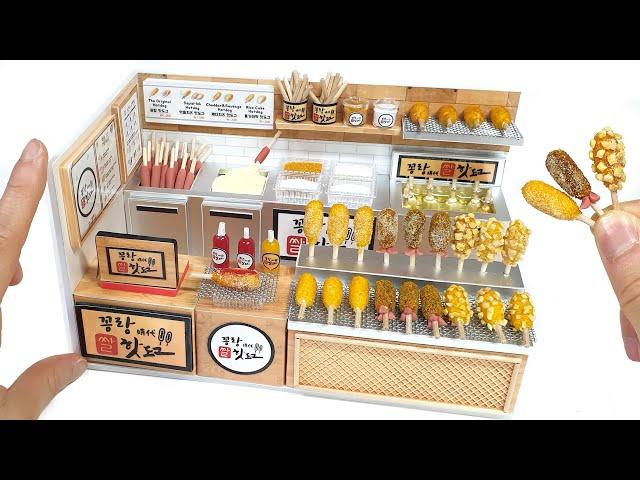 #how #diy #food DIY Miniature Realistic Hotdog Board shopHow to make  Hotdogpotato Hotdog~