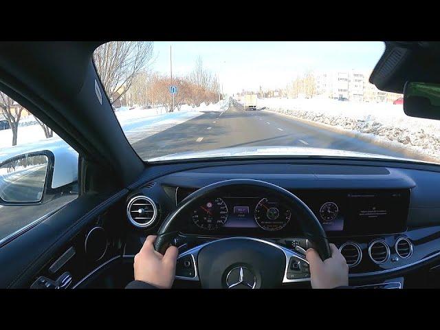 2016 Mercedes-Benz E200 (W213) POV TEST DRIVE