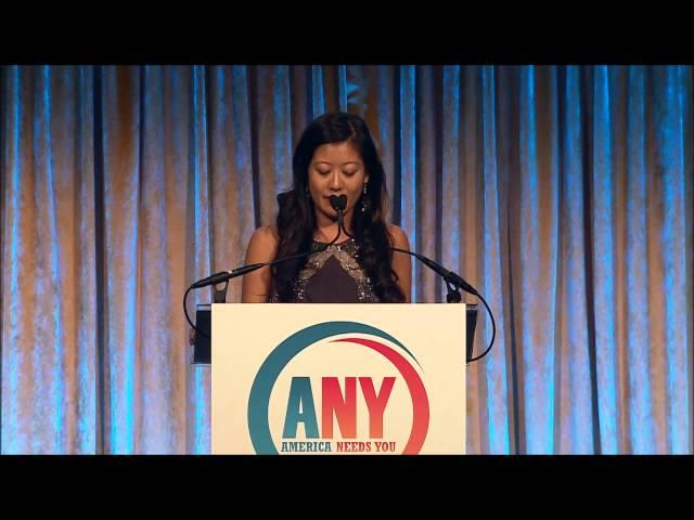 2014 ANY New York Mentor Coach Betsy Hang Speaks at the 2015 America Needs You Gala