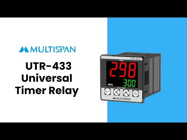 UTR-433 Multispan Product Instruction Guide: Master Connectivity Like Never Before