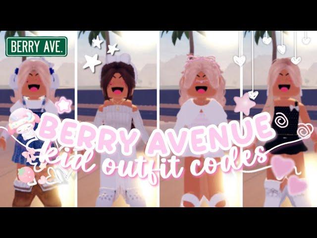 Realistic Kid Girl Outfit Codes For Roblox Berry Avenue Bloxburg Brookhaven & More! | bunniory ౨ৎ