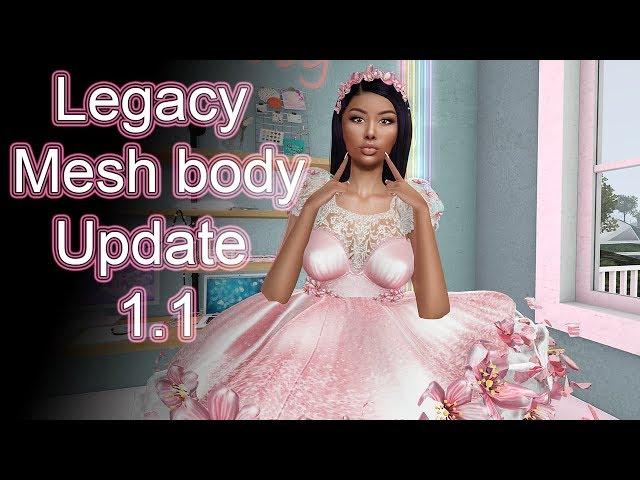 Second Life: Legacy Mesh body with Catwa Head/ Neck Fade