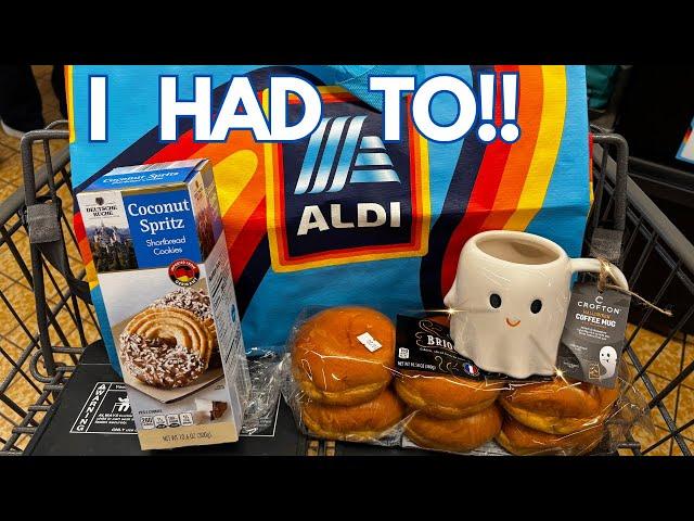 I couldn't resist!!!  ALDI Finds got me.  Weekly ALDI Grocery Haul