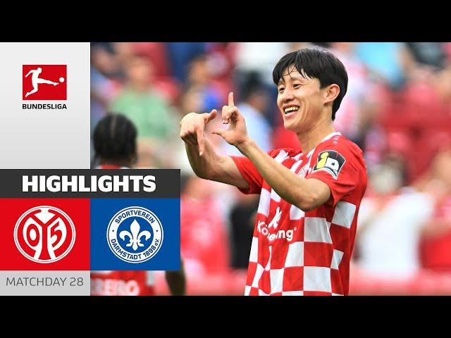 Statement Win by Mainz! | 1. FSV Mainz 05 - Darmstadt 98 4-0 | Highlights | Matchday 28 – Bundesliga