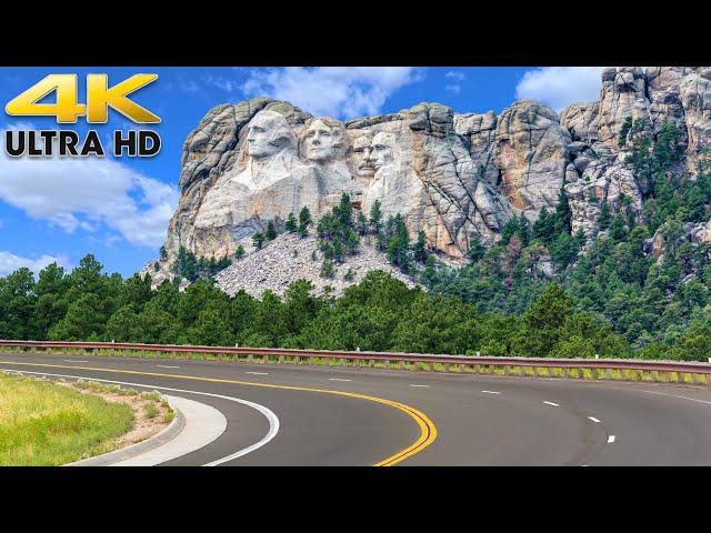 2 Hours of Scenic Mountain Driving Through South Dakota's Black Hills 4K