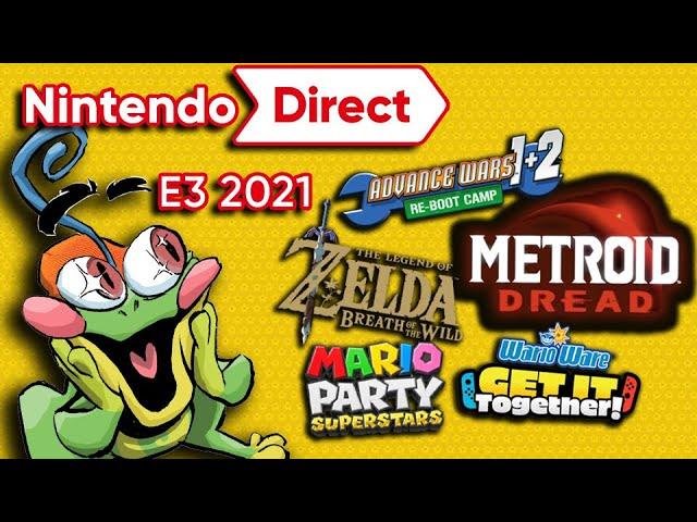 Nintendo E3 2021 Direct Reaction! Nintendo WON E3 2021!!!