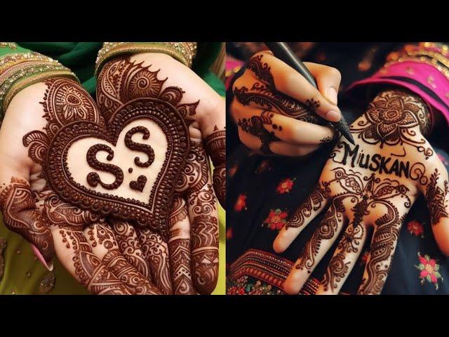 New and Latest front and back henna design | Latest bridal henna design with name ️ @asclipz