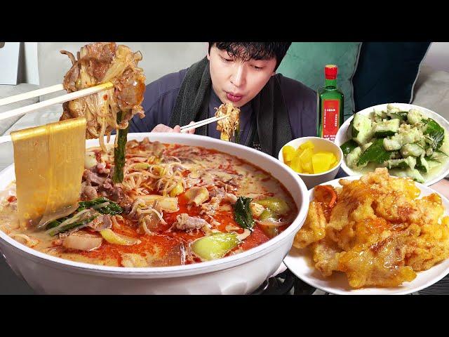 Spicy and delicious Mala Tang! MUKBANG REALSOUND ASMR EATINGSHOW