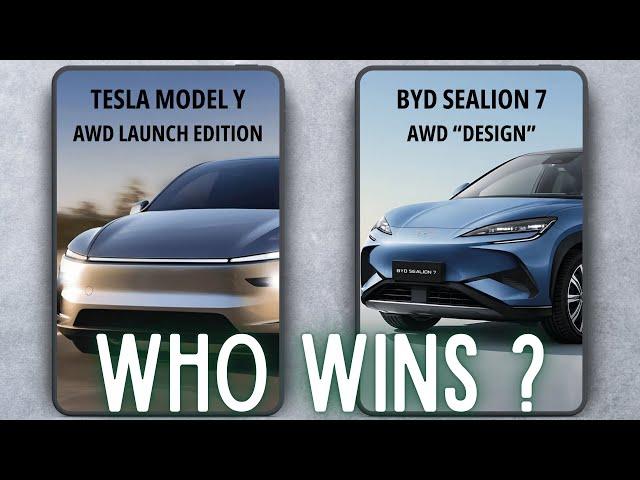 Tesla Model Y (2025) vs BYD SEALION 7