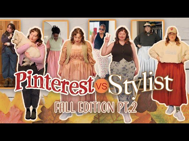 A former stylist recreates EARLY FALL midsize & plus-size Pinterest outfits | from my closet pt.2