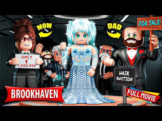 Mean Parents Sell Our Diamond Hair For Money, FULL MOVIE | brookhaven rp animation