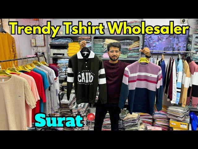 Trendy Tshirt Wholesaler In Surat || Tshirt Wholesale Market in Surat || TShirt Wholesale In Surat