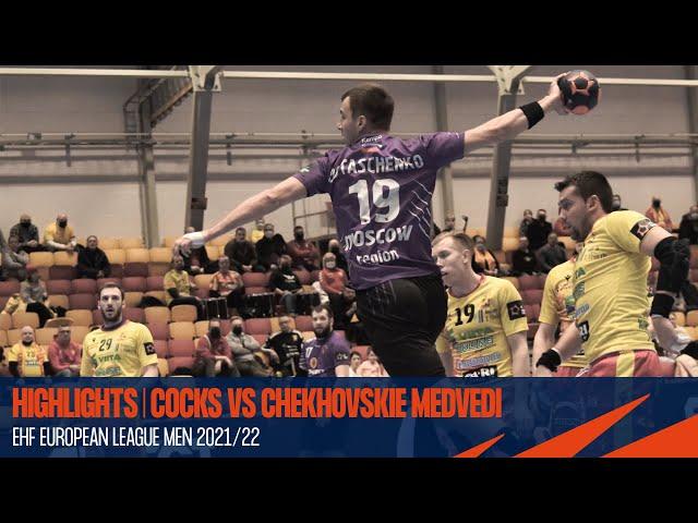 Highlights | Cocks vs Chekhovskie medvedi | Round 6 | EHF European League Men 2021/22