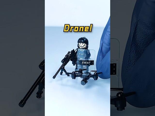  SUPERB Sniper SWAT Minifigures with Drone! LEGO SEMBO Police Unbox