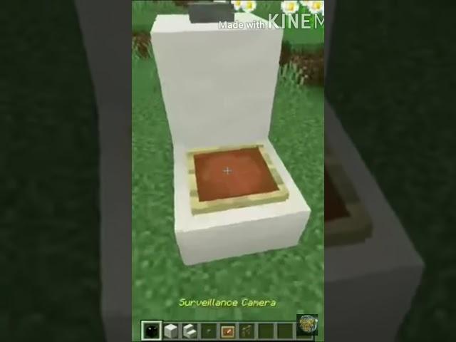 MAKING SKIBIBI TOILET IN MINECRAFT #funny #rks #gaming #comedy #trending #minecraft #skibiditoilet