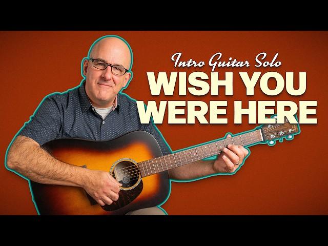 Wish You Were Here Intro Solo - Pink Floyd Acoustic Guitar Lesson