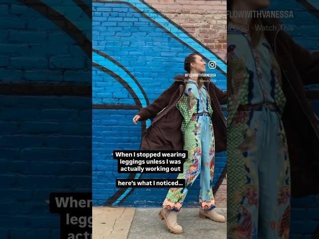 Why I Stopped Wearing Leggings Every Day (READ THE CAPTION)
