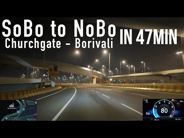 4K Night Drive from South Mumbai to North Mumbai