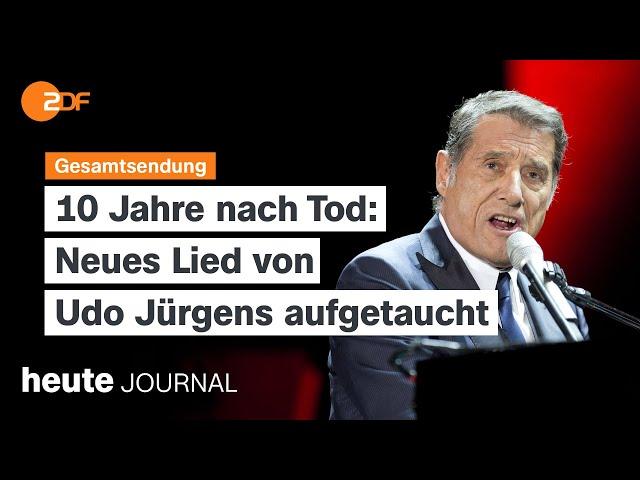 heute journal vom 18.09.24: Udo Jürgens-Lied entdeckt, Angriffe im Libanon, Lithium-Fabrik eröffnet