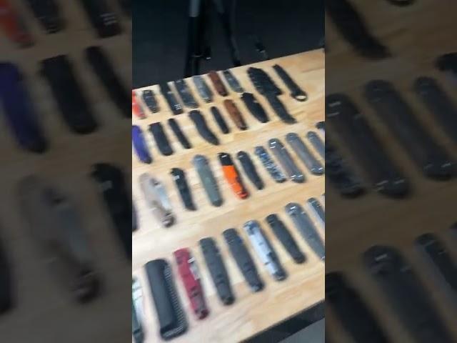 Knife YouTuber’s Knife Collection #shorts #youtubeshorts