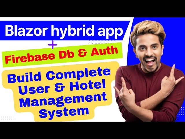 Build a User & Hotel Management system in Blazor Hybrid App | .Net