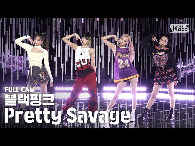 [안방1열 직캠4K] 블랙핑크 'Pretty Savage' 풀캠 (BLACKPINK Full Cam)│@SBS Inkigayo_2020.10.11.