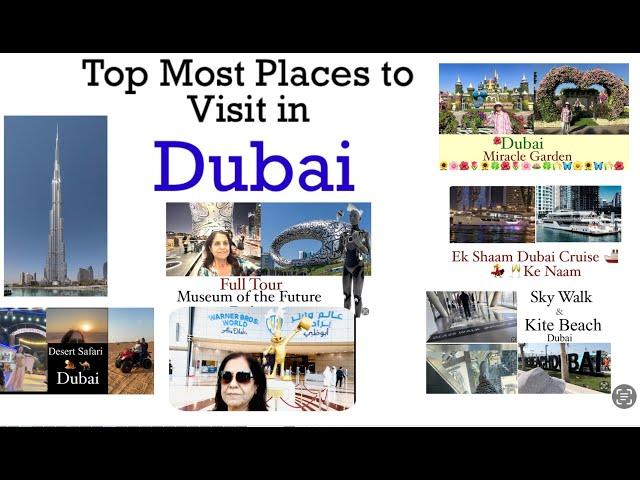 Top Places To Visit in Dubai| |Top Best places to see in Dubai| दुबई जा रहे हो तो ये सब ज़रूर देखना