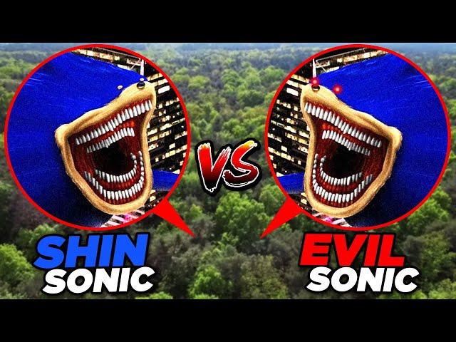 Drone Catches EVIL SHIN SONIC vs SHIN SONIC IN REAL LIFE!! (THE SONIC TAPES MOVIE)