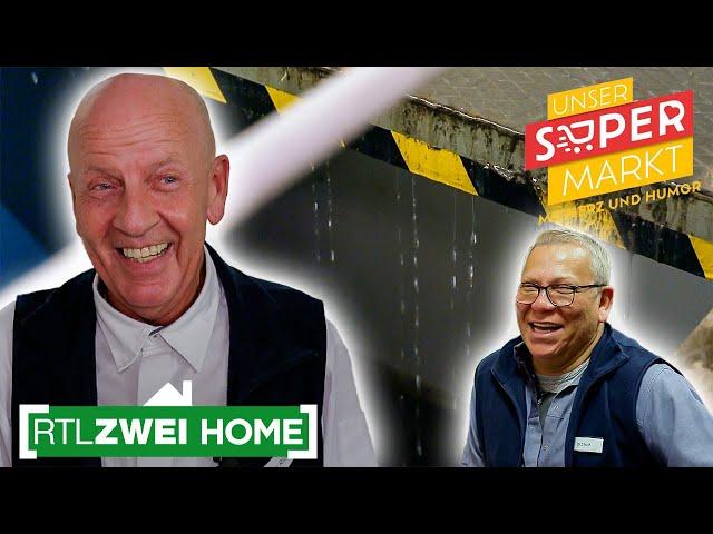 SOS im Supermarkt: Keller läuft voll Wasser!  | RTLZWEI Home #unsersupermarkt #E05