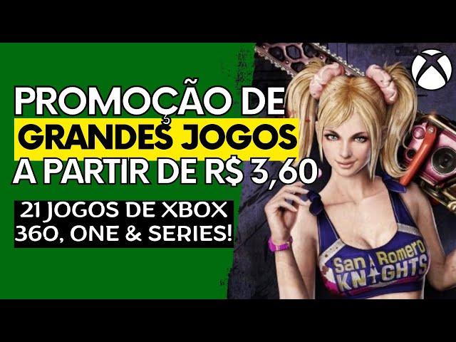 SÓ JOGO IMPORTANTE EM OFERTA NO XBOX 360, XBOX ONE e SERIES a Partir de R$ 3,60 na PROMOÇÃO!