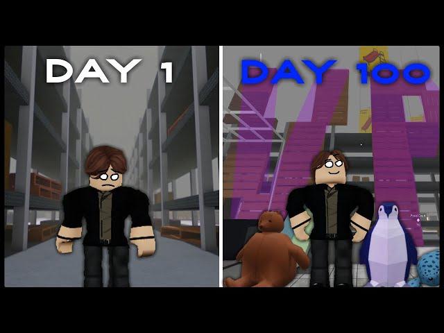 I spent 100 Days in ROBLOX's SCP 3008!