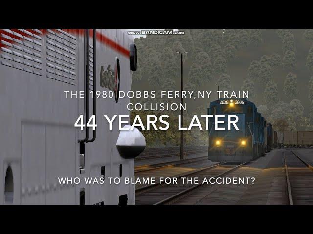 The 1980 Dobbs Ferry, NY Train Collision 44 Years Later