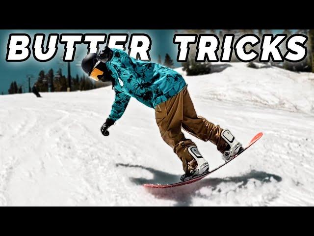 5 DIFFICULT Snowboard Butters + Trick Tips