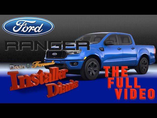 Full Car Stereo install Ford Ranger