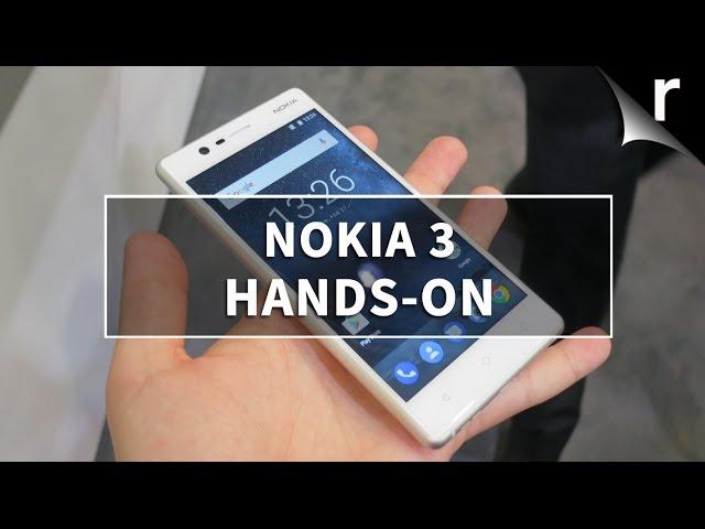 Nokia 3 hands-on review: Meet the new Android baby