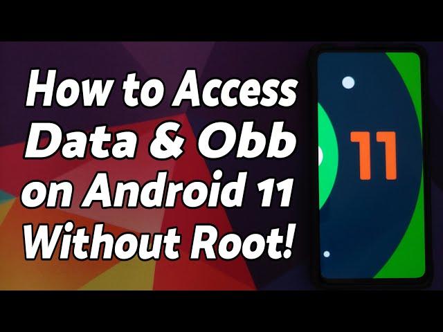 How to Access | Android Data & OBB Folders | Android 11 | Without Root